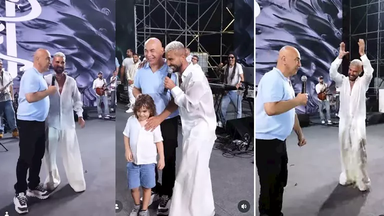 فيديو| أحمد سعد يرحب بـ حسام حسن وزوجته.. وحضور الحفل: بنحبك يا عميد -صدى الخبر