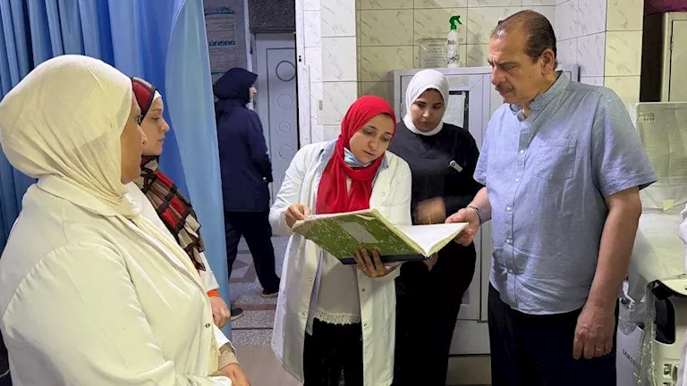 نائب وزير الصحة يتفقد مستشفى حميات حلوان.. ويكتشف مخالفات -صدى الخبر
