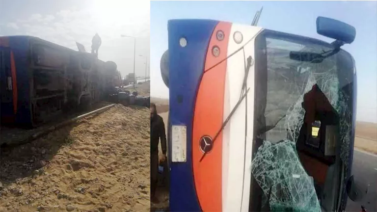 تعافي 23 مصاباً في حادث أتوبيس جنوب سيناء السياحي -صدى الخبر