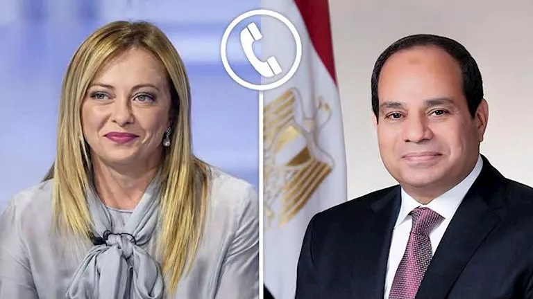 السيسي وميلوني يؤكدان تكثيف الاستثمارات الإيطالية في مصر -صدى الخبر