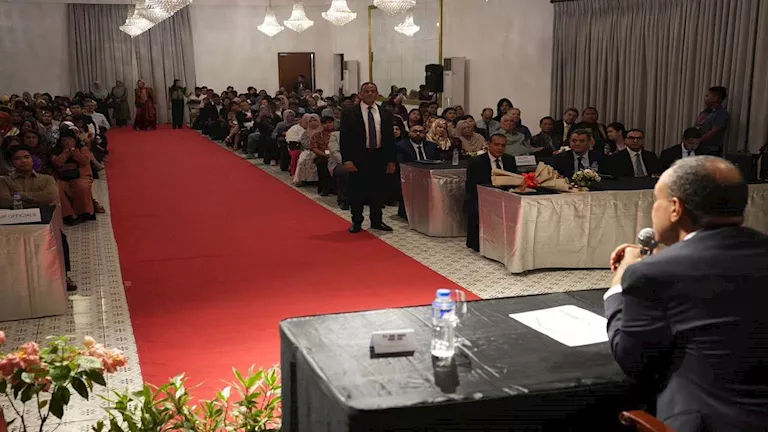 وزير الخارجية يلقي محاضرة بجامعة الفلبين -صدى الخبر