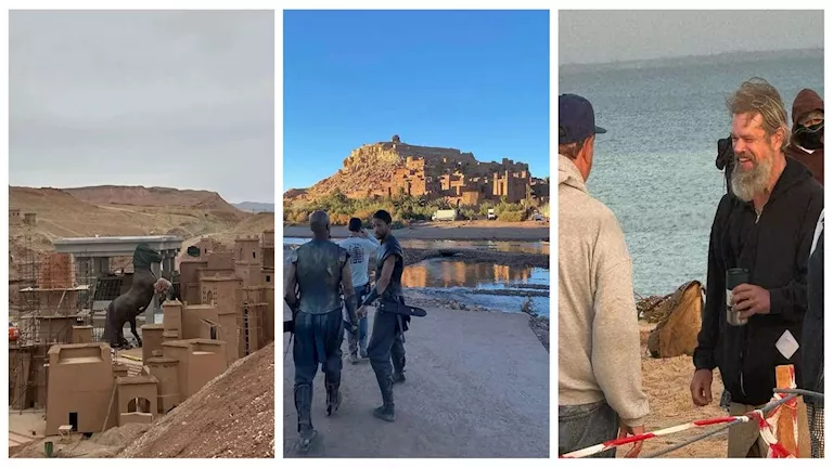 كواليس تصوير فيلم “The Odyssey” في المغرب -صدى الخبر