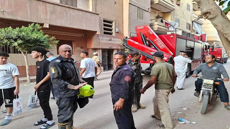 ملحمة إنقاذ.. كواليس انتشال جثمان ضحية انهيار عقار طلخا (فيديو وصور) -صدى الخبر