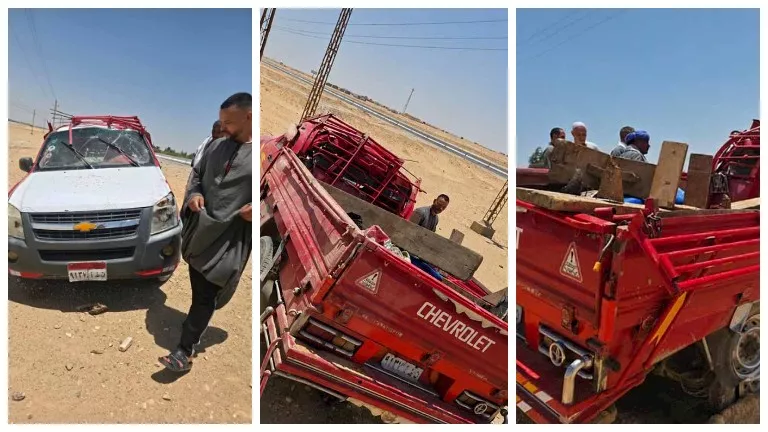 الصدمات الإنعاشية تُنقذ أحد ضحايا حادث صحراوي المنيا -صدى الخبر