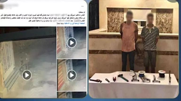 ضبط عاطلين بعد سرقة محتويات عقار تحت الإنشاء بطنطا -صدى الخبر