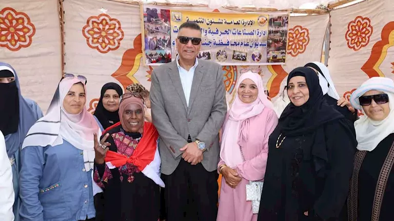 محافظ جنوب سيناء يفتتح معرض المنتجات اليدوية والبدوية بالطور -صدى الخبر