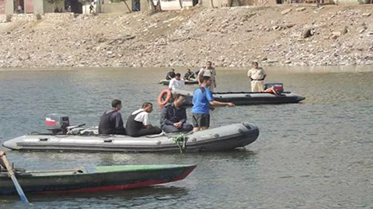 انتشال جثمان شاب غرق في نهر النيل بالقناطر الخيرية -صدى الخبر