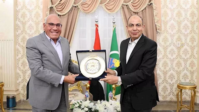 محافظ المنيا ورئيس الهيئة العربية للتصنيع يتابعان مشروعات حياة كريمة -صدى الخبر