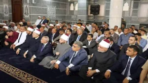 وزير الأوقاف ومحافظ الدقهلية ووكيل "الشيوخ" يفتتحون مسجد "الأقصى" بالس -صدى الخبر
