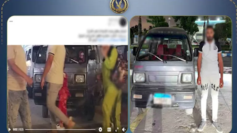 ضبط سائق “فان” بعد مخالفة وثقها فيديو في الإسكندرية -صدى الخبر