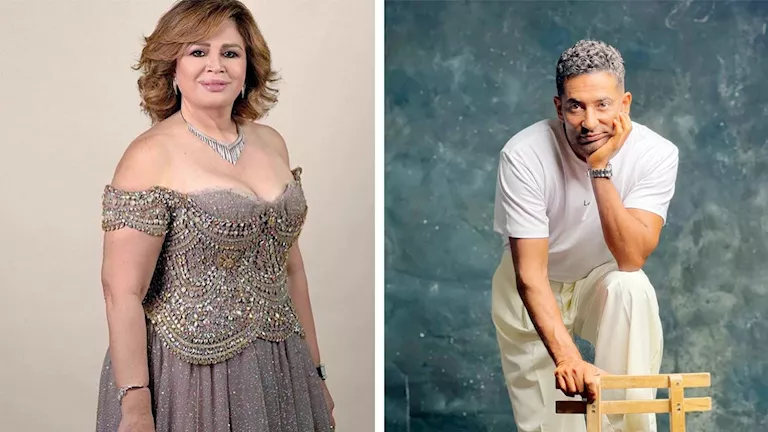 سبب تصدر إلهام شاهين وعمرو سعد التريند -صدى الخبر