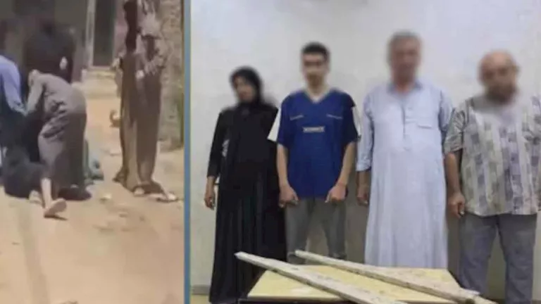 الداخلية تكشف ملابسات فيديو الاعتداء على سيدة بعصا خشبية في كفر الشيخ -صدى الخبر