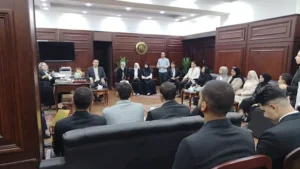 شاهد.. تدريب ميداني لحقوق العاصمة بمحكمة حلوان الابتدائية -صدى الخبر