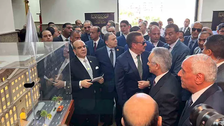 وزير العدل يفتتح محكمة بورفؤاد الجزئية الجديدة -صدى الخبر