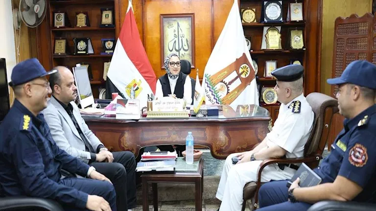 خطة شاملة لتطوير المرور والحماية المدنية بالوادي الجديد -صدى الخبر