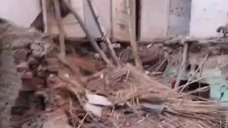 انهيار منزل من الطوب اللبن في المنوفية وإصابة سيدة مسنة -صدى الخبر