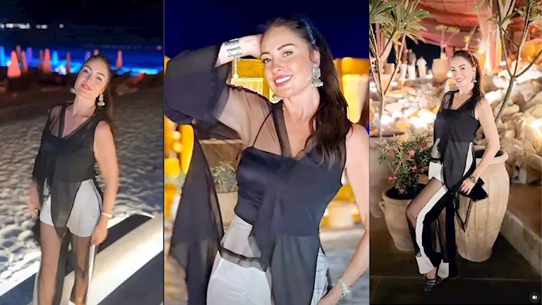 أحدث ظهور لـ نرمين الفقي في الساحل بإطلالة صيفية جريئة -صدى الخبر