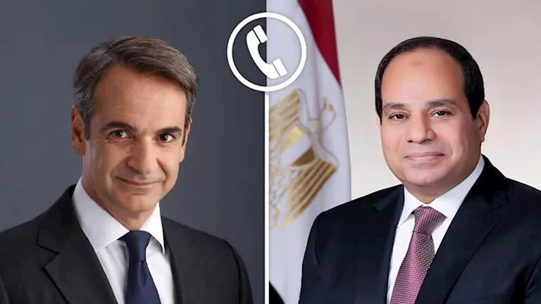 السيسي يبحث مع رئيس وزراء اليونان تطورات الشرق الأوسط ومشروع الربط الك -صدى الخبر