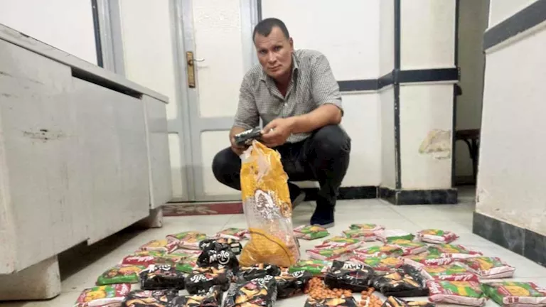حملة تموينية تضبط 1000 قطعة مواد غذائية في كفر الشيخ – صور -صدى الخبر