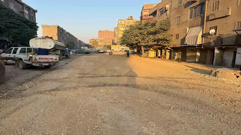 بدء تطوير شارع المطار بإمبابة والمنيرة الغربية لتحسين السيولة المرورية -صدى الخبر