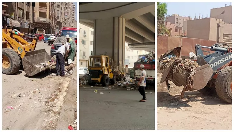 حملات مكبرة على الإشغالات ومخالفات البناء بالجيزة -صدى الخبر