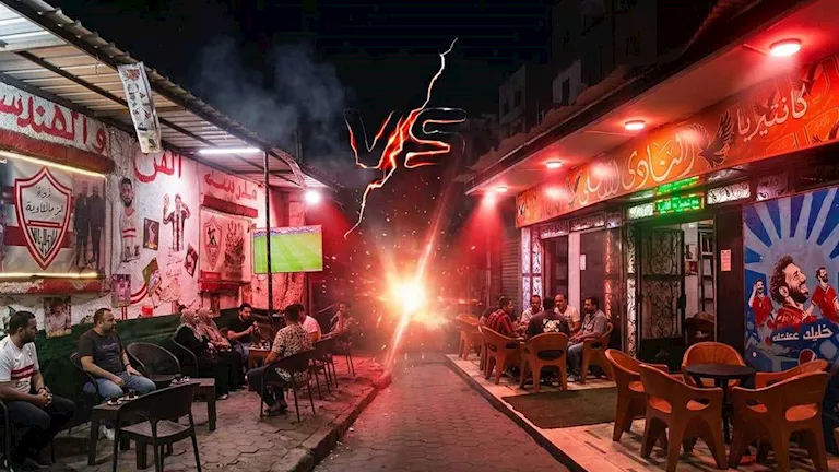 أماكن لا تعرف الحياد.. حكايات مباريات القمة داخل مقاهي الأهلي والزمالك -صدى الخبر أماكن لا تعرف الحياد.. حكايات مباريات القمة داخل مقاهي الأهلي والزمالك -صدى الخبر