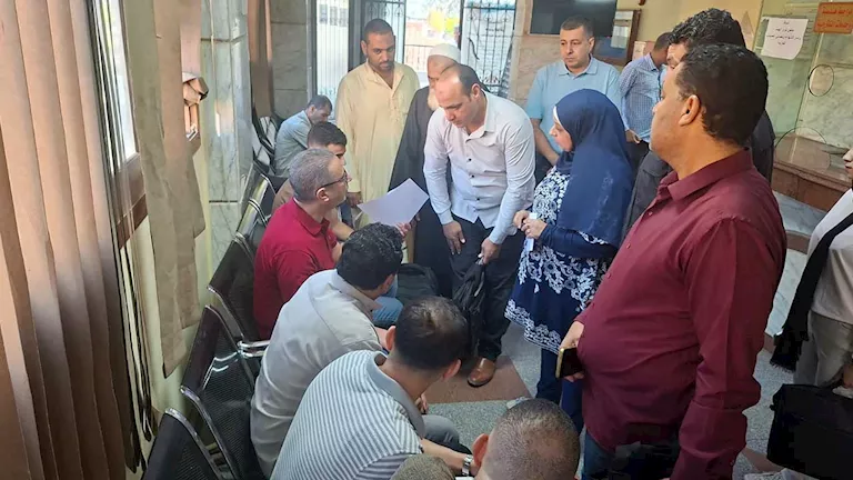 لمتابعة انتظام العمل.. محافظ الجيزة يتفقد المركز التكنولوجي بمنشأة الق لمتابعة انتظام العمل.. محافظ الجيزة يتفقد المركز التكنولوجي بمنشأة الق