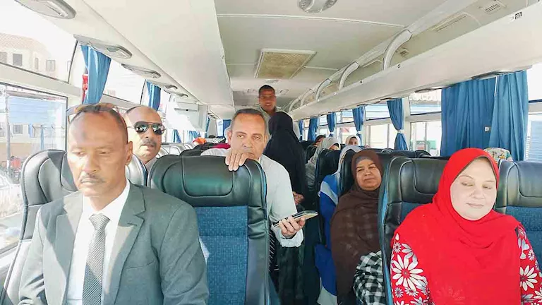 بدء تشغيل أتوبيسات من الوادي الجديد إلى القاهرة وأسيوط بدء تشغيل أتوبيسات من الوادي الجديد إلى القاهرة وأسيوط