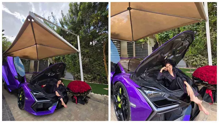 مي عمر تنشر صورا جديدة مع سيارتها “لامبورجيني” وبدرية طلبة تعلق -صدى الخبر مي عمر تنشر صورا جديدة مع سيارتها "لامبورجيني" وبدرية طلبة تعلق -صدى الخبر