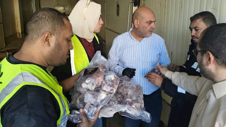ضبط 2 طن لحوم مجمدة منتهية الصلاحية بالقناطر الخيرية -صدى الخبر ضبط 2 طن لحوم مجمدة منتهية الصلاحية بالقناطر الخيرية -صدى الخبر