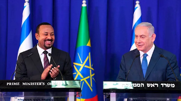 رئيس وزراء إثيوبيا يجري اتصالًا هاتفيًا بنتنياهو وسط تصاعد التوتر مع إ رئيس وزراء إثيوبيا يجري اتصالًا هاتفيًا بنتنياهو وسط تصاعد التوتر مع إ