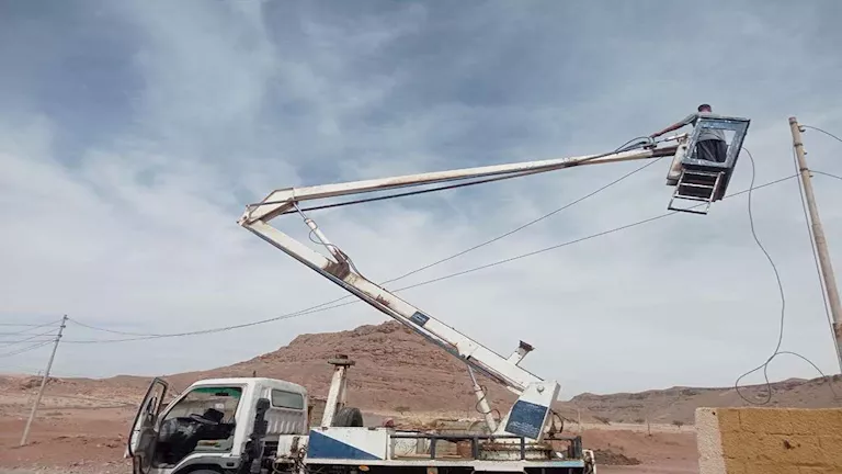 سقوط كابل كهرباء لشدة الرياح بمدينة نويبع -صدى الخبر سقوط كابل كهرباء لشدة الرياح بمدينة نويبع -صدى الخبر