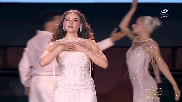 شيرين أحمد تختتم حفل افتتاح مهرجان الجونة السينمائي بأغنية حلوة يا بلد -صدى الخبر شيرين أحمد تختتم حفل افتتاح مهرجان الجونة السينمائي بأغنية حلوة يا بلد -صدى الخبر
