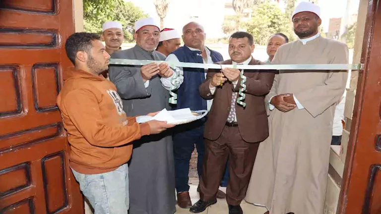 افتتاح مسجد عزبة إسلام بالكوم الأحمر في بني سويف -صدى الخبر افتتاح مسجد عزبة إسلام بالكوم الأحمر في بني سويف -صدى الخبر