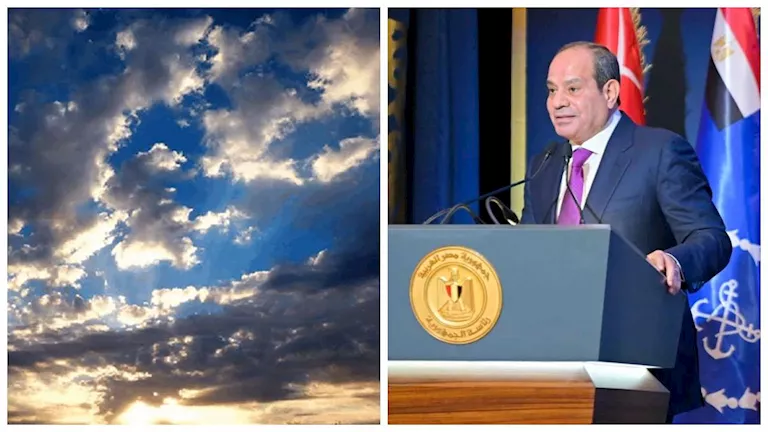 تصريحات مهمة من السيسي.. والأرصاد تعلن أجواء خريفية وأمطارًا غزيرة تصريحات مهمة من السيسي.. والأرصاد تعلن أجواء خريفية وأمطارًا غزيرة