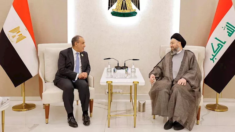 مصر والعراق تؤكدان دعم استقرار المنطقة وخفض التصعيد الإقليمي مصر والعراق تؤكدان دعم استقرار المنطقة وخفض التصعيد الإقليمي