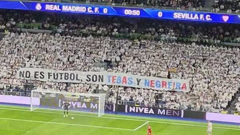 جماهير ريال مدريد تهاجم رئيس رابطة الدوري الإسباني خلال مباراة إشبيلية -صدى الخبر جماهير ريال مدريد تهاجم رئيس رابطة الدوري الإسباني خلال مباراة إشبيلية -صدى الخبر