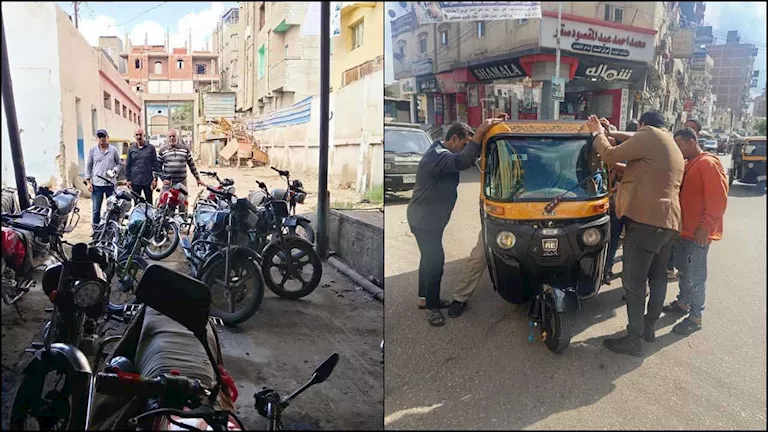 تفاصيل ضبط ومصادرة 1000 “موتوسيكل وتوك توك” مزعج في الدقهلية -صدى الخبر تفاصيل ضبط ومصادرة 1000 "موتوسيكل وتوك توك" مزعج في الدقهلية -صدى الخبر