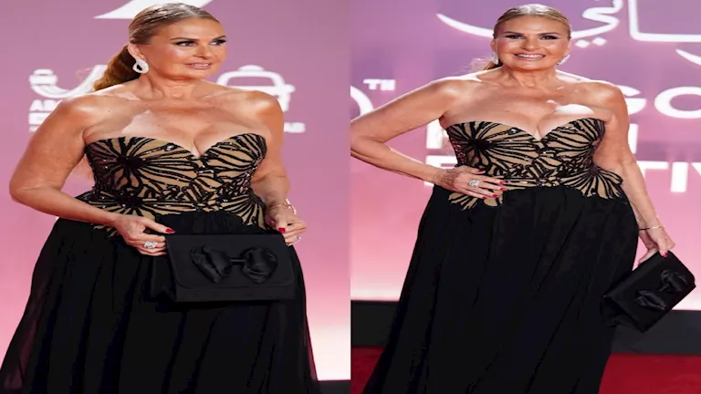 يسرا بفستان جريء من إيلي صعب سعره 192 ألف جنيه -صدى الخبر يسرا بفستان جريء من إيلي صعب سعره 192 ألف جنيه -صدى الخبر