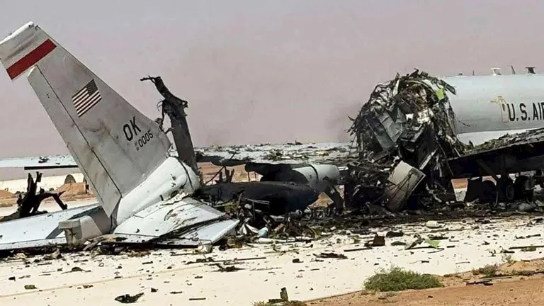 الولايات المتحدة خسرت 82 مقاتلة ومسيّرة خلال حرب إيران الولايات المتحدة خسرت 82 مقاتلة ومسيّرة خلال حرب إيران